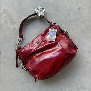 Y2K Coach red shoulder bag
